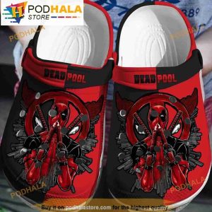 Deadpool 3D Crocs, Funny Crocs