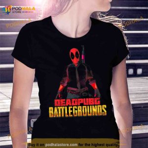 Deadpubg Battlegrounds Deadpool Fps Comic Pubg Playerunknown's Battlegrounds Inspired Parody Gaming Shirt 3