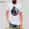 Deathsquawk Round Design Robot Chicken Shirt