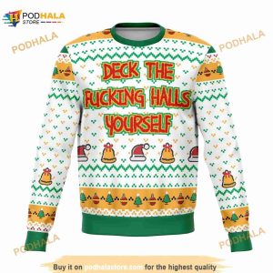 Deck The Halls Yourself Dank Ugly Christmas Sweater, Funny Xmas Gifts