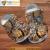 Deer Hunting Flowers 3D Crocs, Funny Crocs