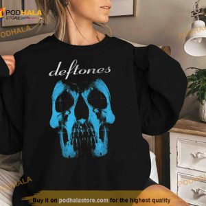 Deftones Blue Skull T Shirt 2