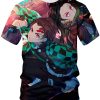 Demon Slayer Mens 3D Anime Shirt