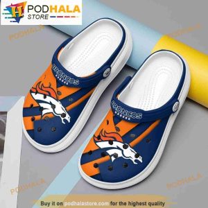 Denver Broncos 3D Crocs, Funny Crocs