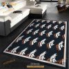 Denver Broncos Repeat Rug NFL Team Area Rug Carpet Bedroom Rug