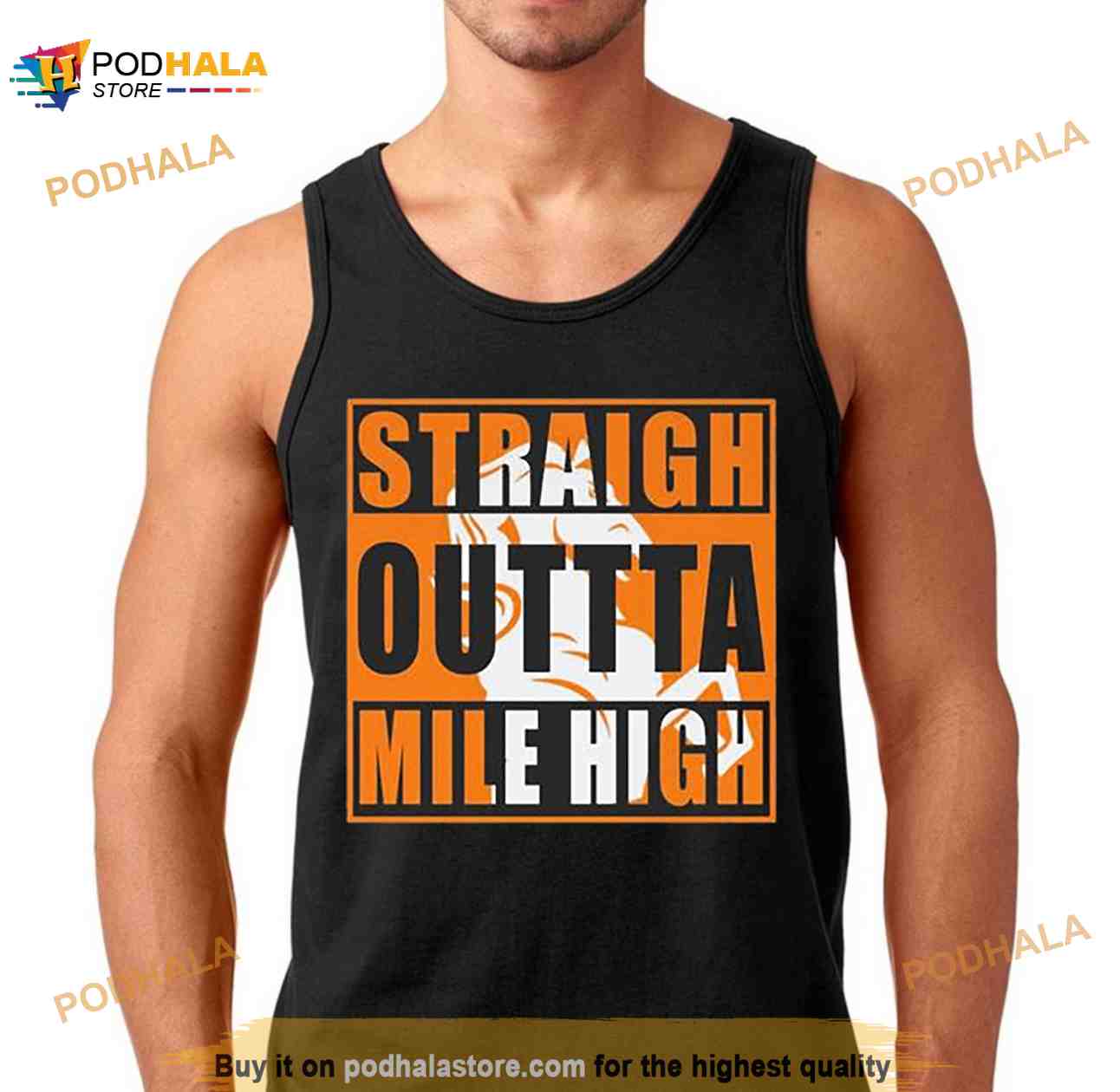 Denver Broncos Straight Outta Mile High Shirt - Bring Your Ideas