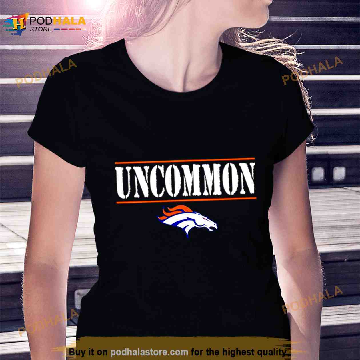 Uncommon Denver Broncos football logo 2023 T-shirt, hoodie