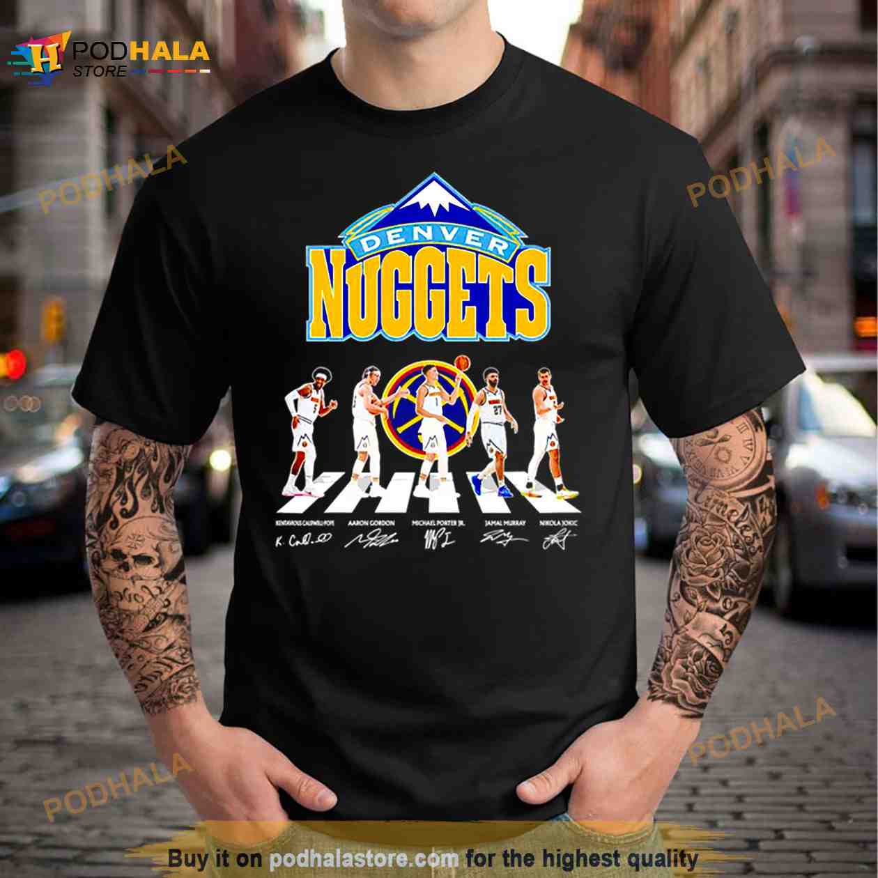 Denver Nuggests Abbey Road signatures 2023 Shirt Denver Nuggests Abbey Road signatures 2023 Shirt