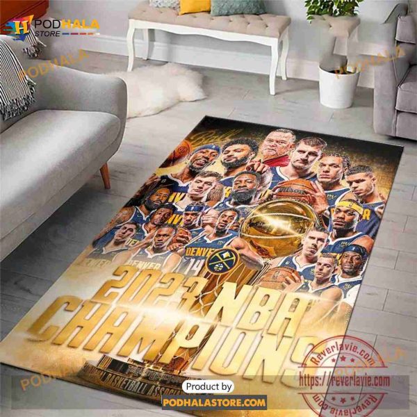 Denver Nuggets 2023 Nba Champions Rug Home Decor