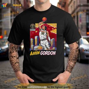 Denver Nuggets Aaron Gordon 2023 Nba Finals Sky T Shirt 3