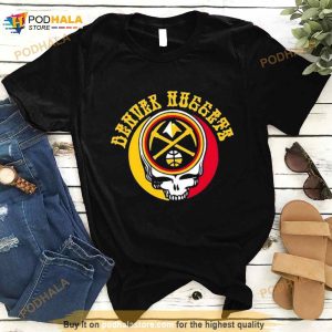 Denver Nuggets Basketball Team Dead Logo 2023 Shirt 2