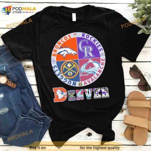 Denver Nuggets Broncos Rockies And Avalanche Sports Shirt 3