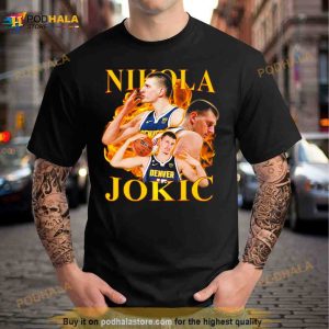 Official Nikola Jokic Denver Nuggets Nike White 2023 NBA Finals Champions  MVP T-Shirt, hoodie, sweater, long sleeve and tank top