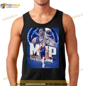 Denver Nuggets Nikola Jokic Mvp 2023 Western Conference Magic Johnson Award Winner Shirt 2