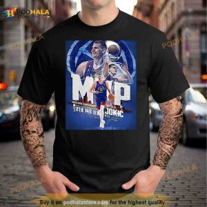 Denver Nuggets Nikola Jokic Mvp 2023 Western Conference Magic Johnson Award Winner Shirt 3