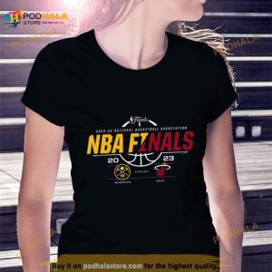 Denver Nuggets vs. Miami Heat 2023 NBA Finals Matchup T Shirt