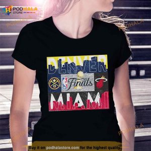 Denver Nuggets Vs Miami Heat Fanatics Branded 2023 Nba Finals Matchup T Shirt 2