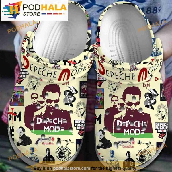 Depeche Mode Limited Edition 3D Crocs, Funny Crocs