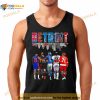 Detroit All Team Sports Skyline Players 2023 Signatures Shirt