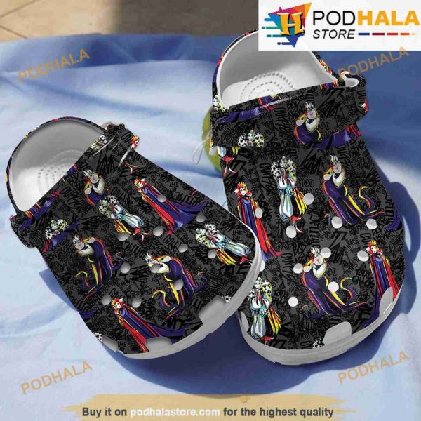 Devil Cruella 3D Crocs, Funny Crocs