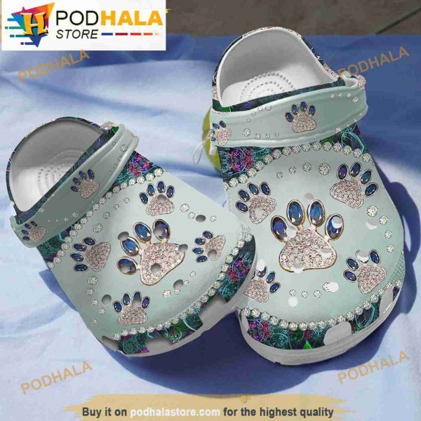 Diamond Dog Gifts 3D Crocs, Funny Crocs
