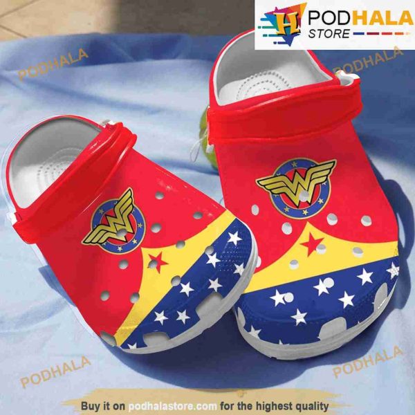Diana Princess Wonder Woman 3D Crocs, Funny Crocs