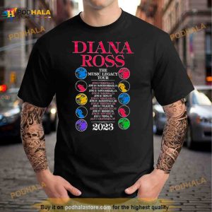 Diana Ross The Music Legacy Tour June 2023 Shirt 2