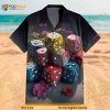 Dice Luck Is In Small Things Funny Hawaiian Shirt, Summer Beach Shirt, Colorful Tropical Hawaii Shirt