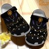 Dino Thunder Black Power Ranger Crocband 3D Crocs