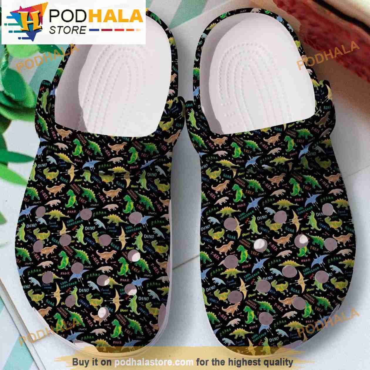 T Rex Dino 3D Funny Crocs Podhalastore