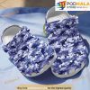 Dinosaur Navy Pattern 3D Crocs, Funny Crocs