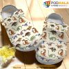 Dinosaurs Clorful Dino 3D Crocs, Funny Crocs