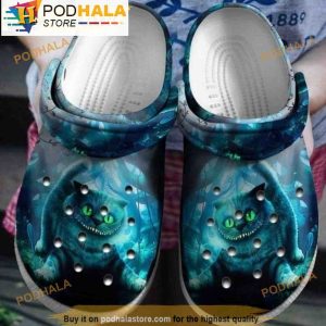 Disney Alice In Wonderland Cheshire Cat 3D Crocs, Funny Crocs