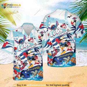 Disney Cruise Hawaiian Shirt, Matching Disney Cruise Hawaiian Shirt, Disneyland Mickey And Friends