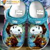Disney Custom Pilot Snoopy 3D Crocs