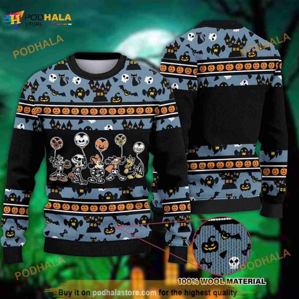 Disney Halloween Christmas Ugly Christmas 3D Sweater