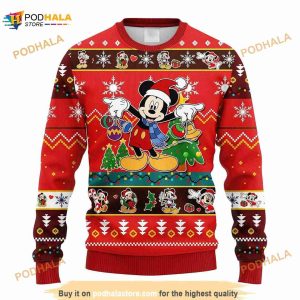 Christmas Gift Green Bay Packers Dabbing Santa 3D Ugly Christmas Sweater  For Men And Women