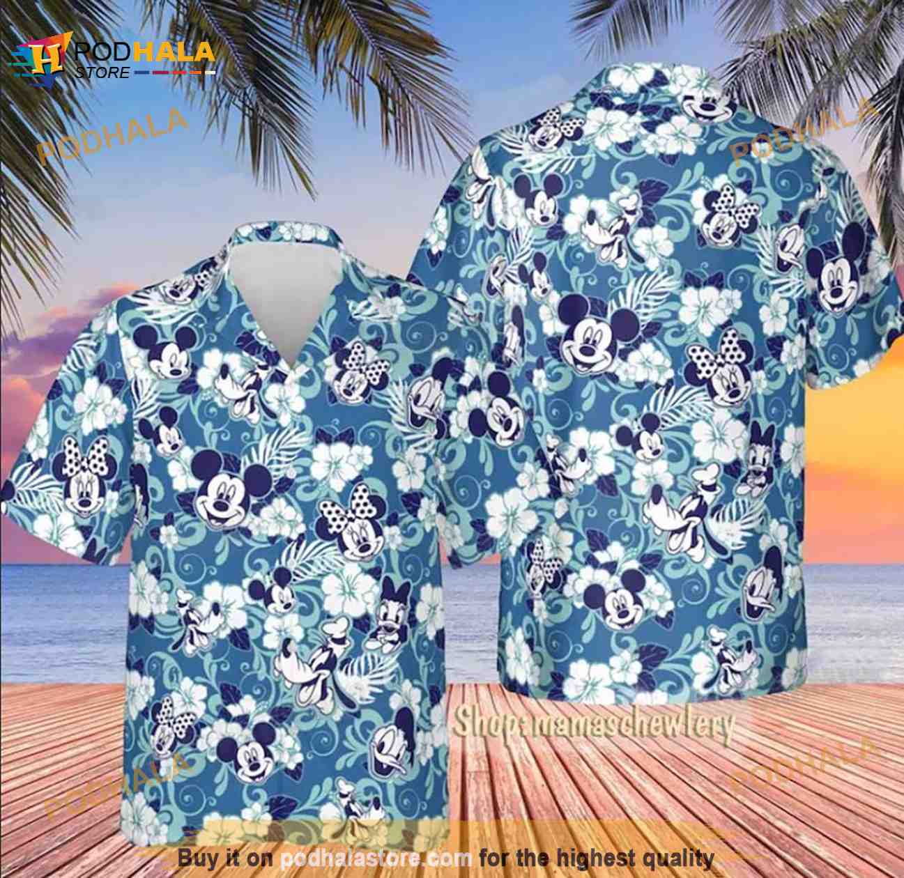 Disney Mickey Funny Hawaiian Shirt