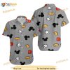 Disney Mickey Mouse Floral Aloha Hawaiian Shirt, Summer Button Up, Disney Crew Shirt