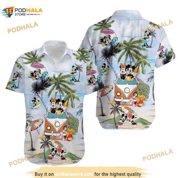 Disney Mickey Mouse Hawaiian Shirt, Mickey Mouse Hawaii Shirt For Fans