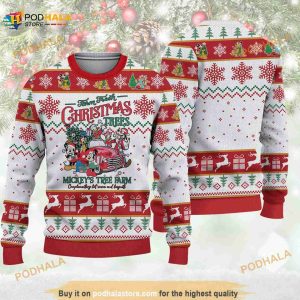 Disney Mickey Tree Farm Christmas Woolen Sweater