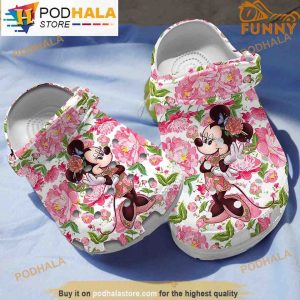 Disney Minnie Mouse Floral Crocband 3D Crocs