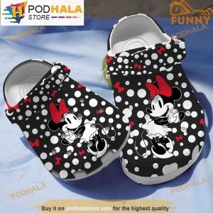 Disney Minnie Mouse Polka Dot Crocband 3D Crocs