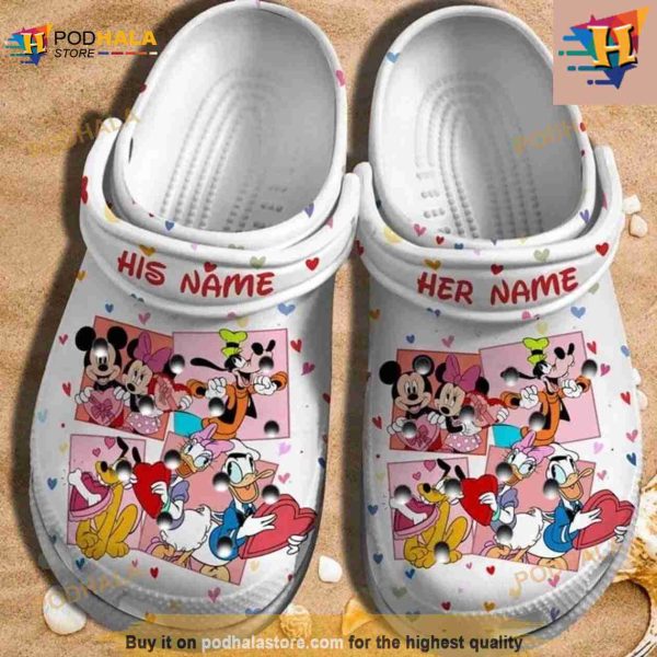 Disney Movie Mickey Mouse And Friend Crocs Clog Shoes