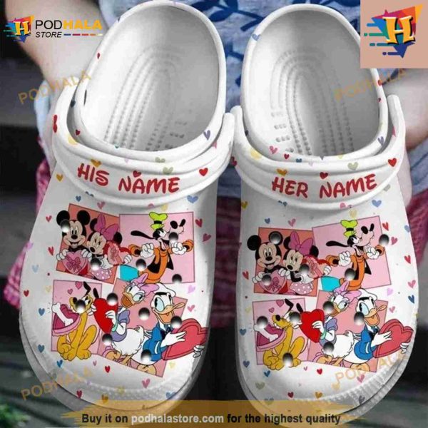 Disney Movie Mickey Mouse And Friend Crocs Clog Shoes