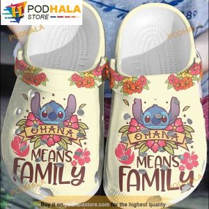 Disney Ohana Mlean Family Stitch Crocband 3D Crocs Crocband Clog
