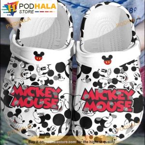Disney Pattern Mickey Mouse Crocband 3D Crocs Clog Shoes