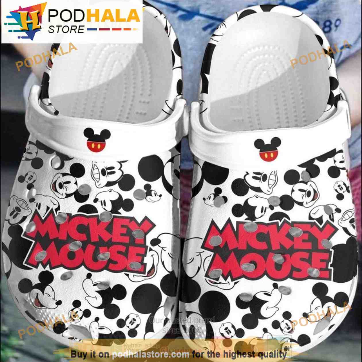 Crocband mickey hot sale