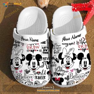 Disney Pattern Mickey Mouse Unique Gifts For Fans Crocs Clog Shoes
