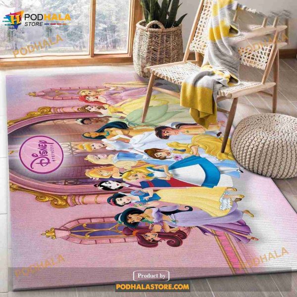 Disney Princess Family Area Rugs Living Room Carpet Christmas Gift Floor Decor The Us Decor